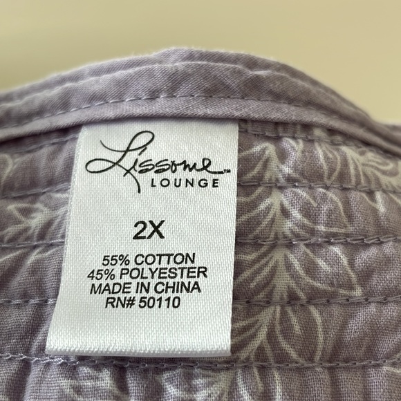 Lissome lounge Robe Women size 2X - Picture 8 of 8